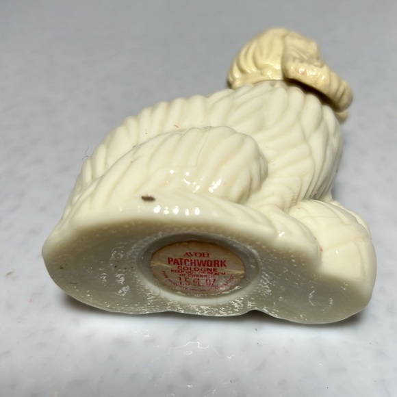 Vintage Avon Patchwork Bottle. Cocker Spaniel empty - Picture 6 of 6